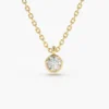 925 Silver Diamond Solitaire Necklace - Image 4