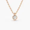 925 Silver Diamond Solitaire Necklace - Image 6
