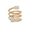 925 Silver Diamond Spiral Ring - Image 7