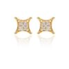 925 Silver Diamond Stud Earring with classic sterling silver finish