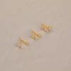 925 Silver stud earrings featuring Premium CZ Diamond stones