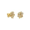 925 Silver Diamond Stud with a simple polished design