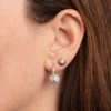 925 Silver Diamond Sunburst Stud - Image 2