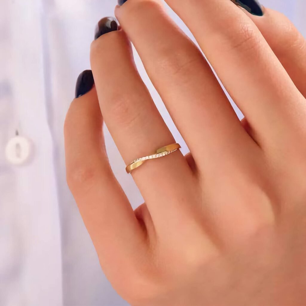 925 Silver Diamond Wedding Ring