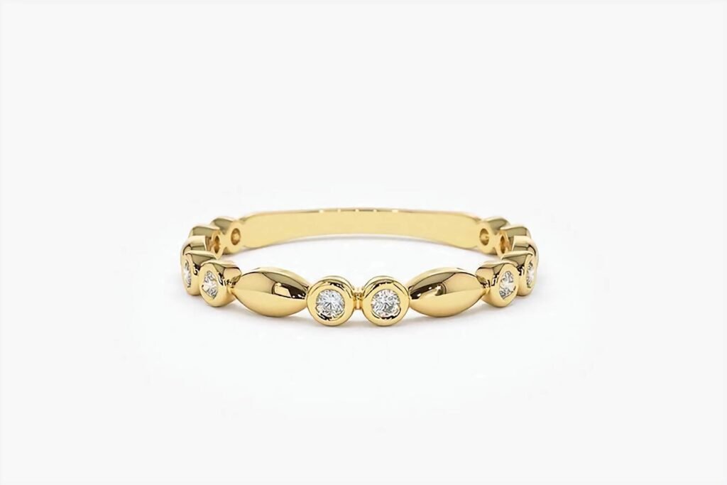 925 Silver Diamond Wedding Ring