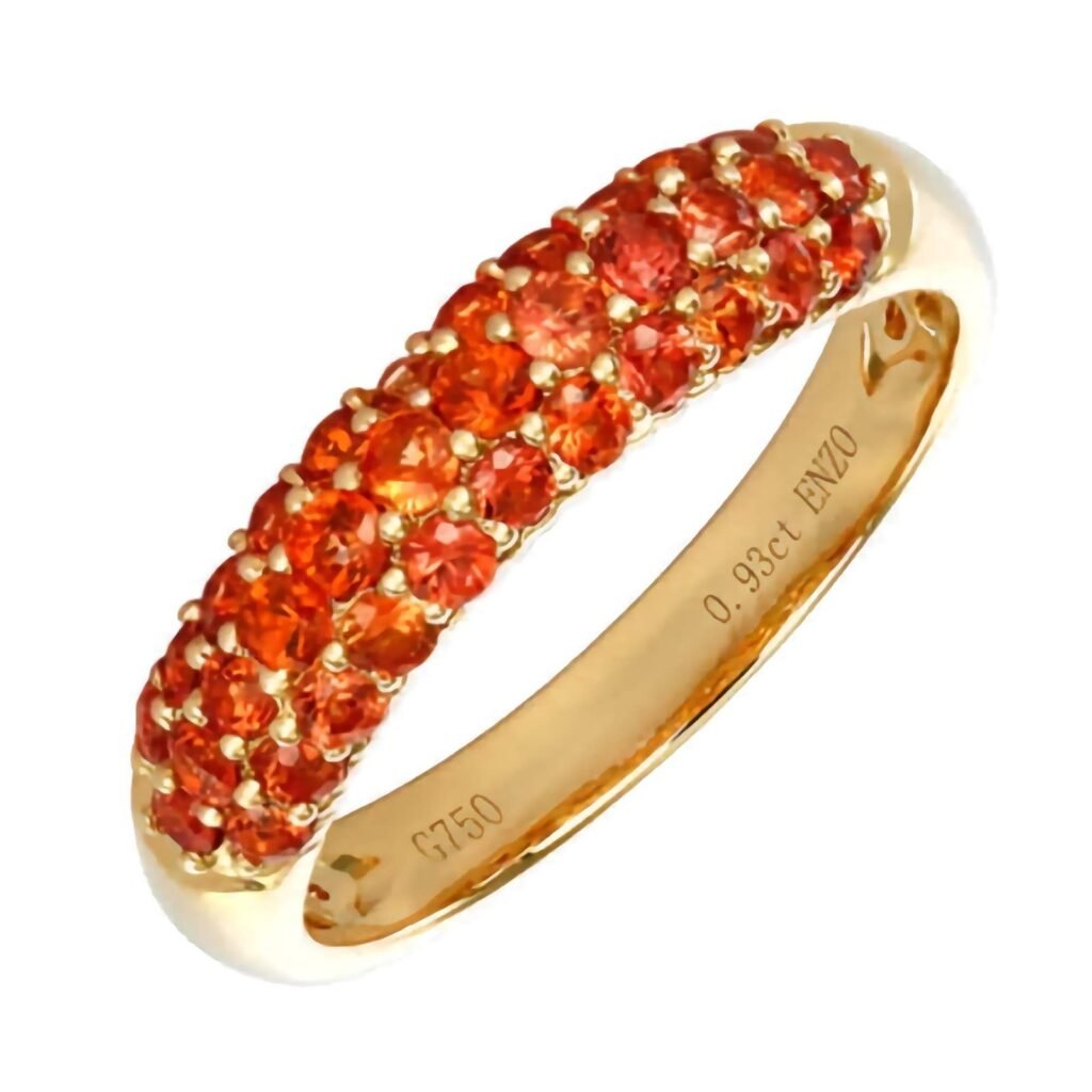 925 Silver Domed Gemstone Ring