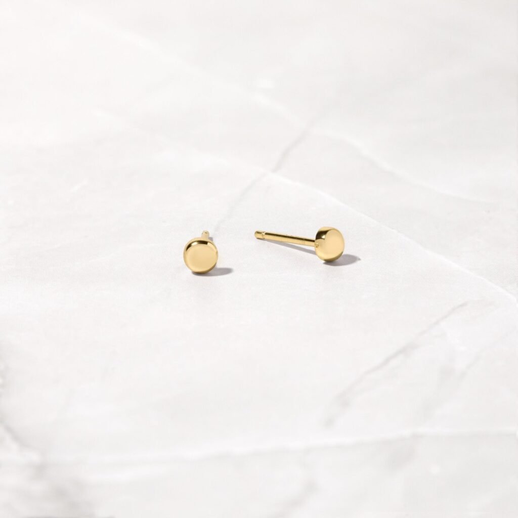 925 Silver Dot Studs Earrings