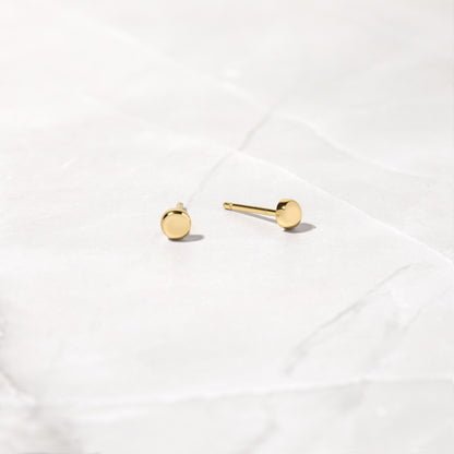 925 Silver Dot Studs Earrings - Image 3