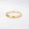 925 Silver Double Band Ring with smooth stacked design