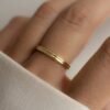 Timeless double band ring in sizes 4 to 12