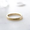 Slim 2.4mm double band ring in 925 sterling silver