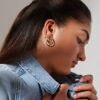 925 Silver Double Hoop Earrings with a fresh, layered look