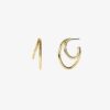 Nickel-free double hoop earrings for sensitive skin