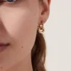 925 Silver Duo Hoop Earrings - Image 2