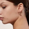 925 Silver Duo Hoop Earrings - Image 6