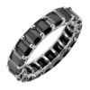 925 Silver Emerald Cut Full Eternity Ring