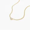 925 Silver Emerald Diamond Necklace - Image 2