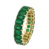 925 silver ring with thick gold plating