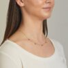 925 Silver Emerald Flower Necklace - Image 4