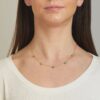 925 Silver Emerald Flower Necklace - Image 6