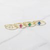 925 Silver Emerald Marquise Ring - Image 3