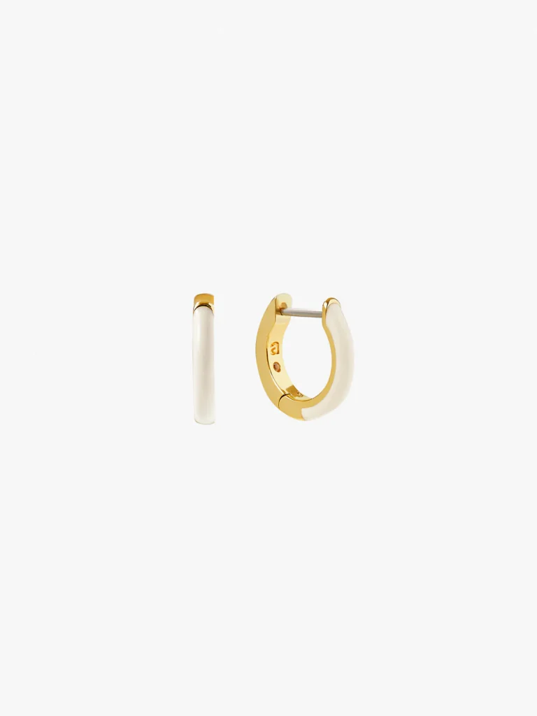 925 Silver Enamel Glow Hoops