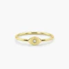 925 Silver Evil Eye Diamond Ring - Image 3
