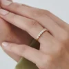 925 Silver Five Stone Diamond Ring - Image 5