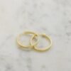 925 Silver Flat Hoop Earrings - Image 3