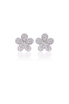 925 Silver Floral Studs