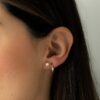 925 Silver Freshwater Pearl Studs Earrings - Image 4