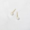 925 Silver Freshwater Pearl Studs Earrings - Image 5