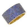 925 Silver Gemstone Cigar Ring