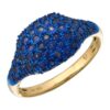 Signet ring featuring a premium CZ centre stone and pave setting