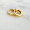 Small hoop earrings with 7.3mm inner diameter
