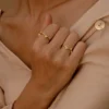925 Silver Hailey Space Diamond Ring - Image 8