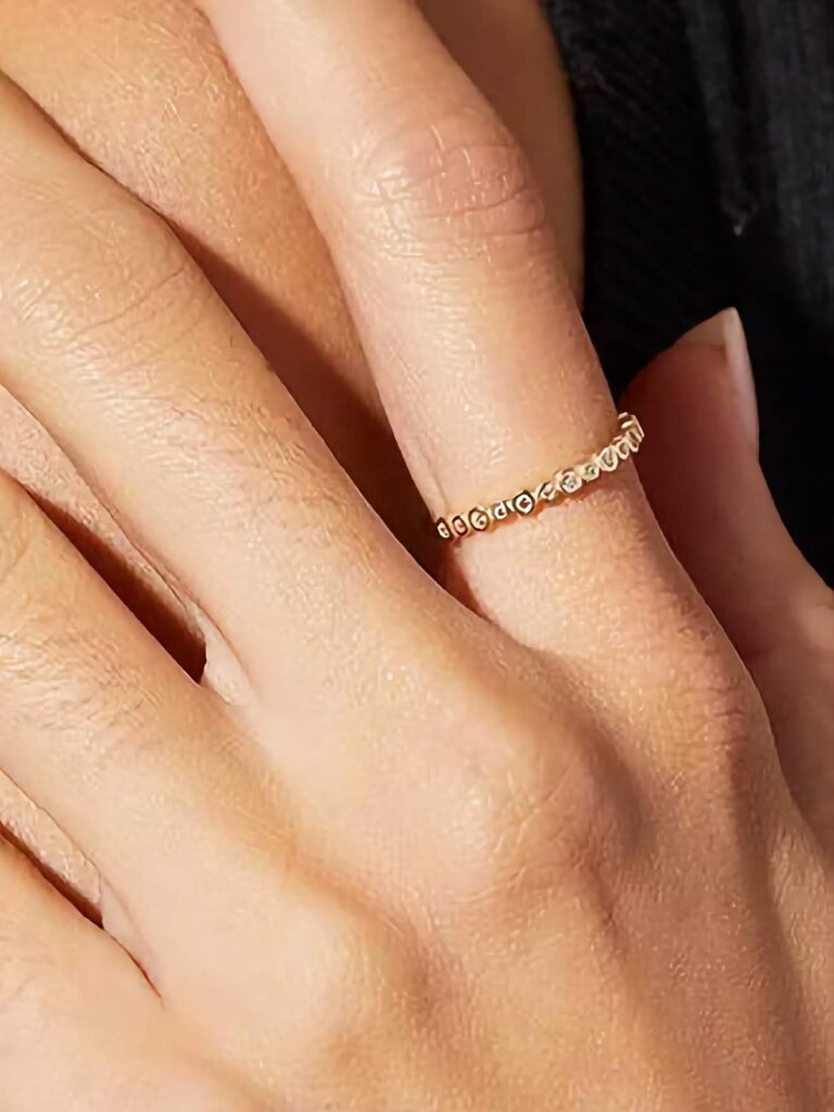 925 Silver Half Eternity Band