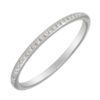925 Silver Half Pave Classic Diamond Ring - Image 3