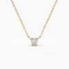 Romantic heart design necklace with polished gold plating