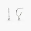 925 sterling silver hoop earrings with thick gold plating