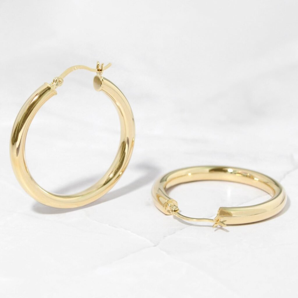 925 Silver Hoops Earrings