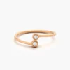 925 Silver Horizontal Baguette Diamond Ring - Image 7