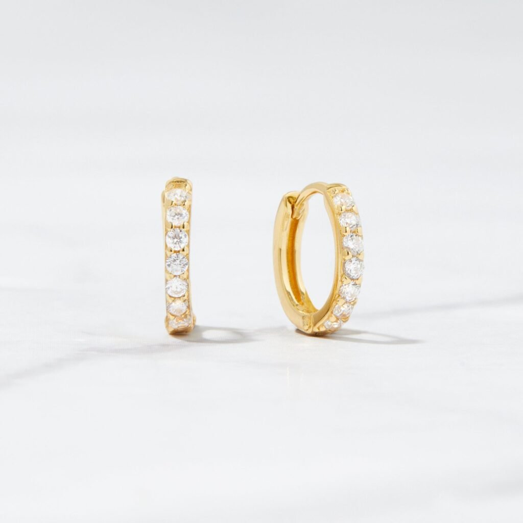 925 Silver Huggies Earring