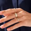 925 Silver Iconic Signet Star Ring in sterling silver with thick gold plating