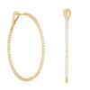 925 Silver Infinity Hoops with flowing infinity design