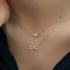 925 Silver Infinity Necklace - Image 3