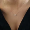 925 Silver Infinity Necklace - Image 8