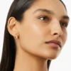 925 Silver Iris Pear earring - Image 4