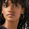 925 Silver Jolene Hoops - Image 2