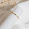 Juliet Diamond Ring with refined pave setting detail